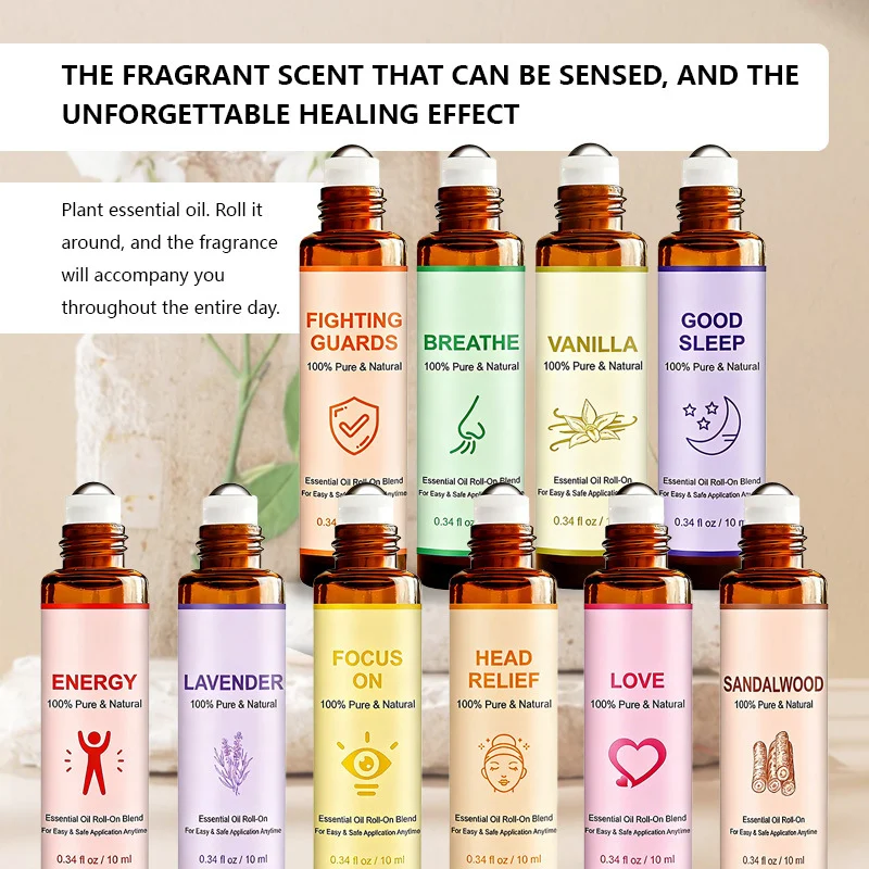 10 ML Frankincense Massage Relaxation Roll-on For Convenient Application — image 8