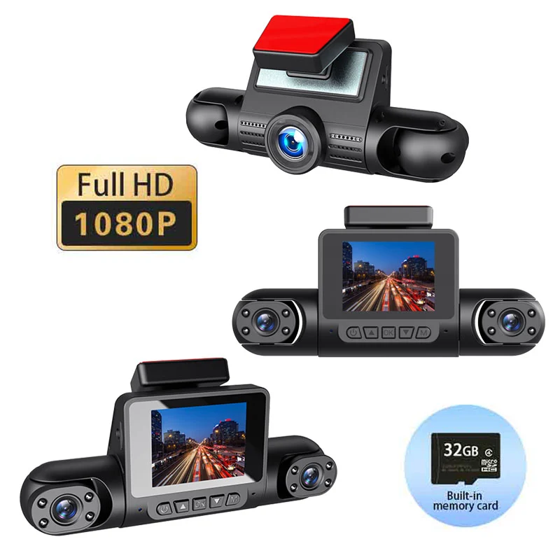 1080P High-definition Driving Recorder With Four Lenses, Night Vision, Front, Back,… — image 4