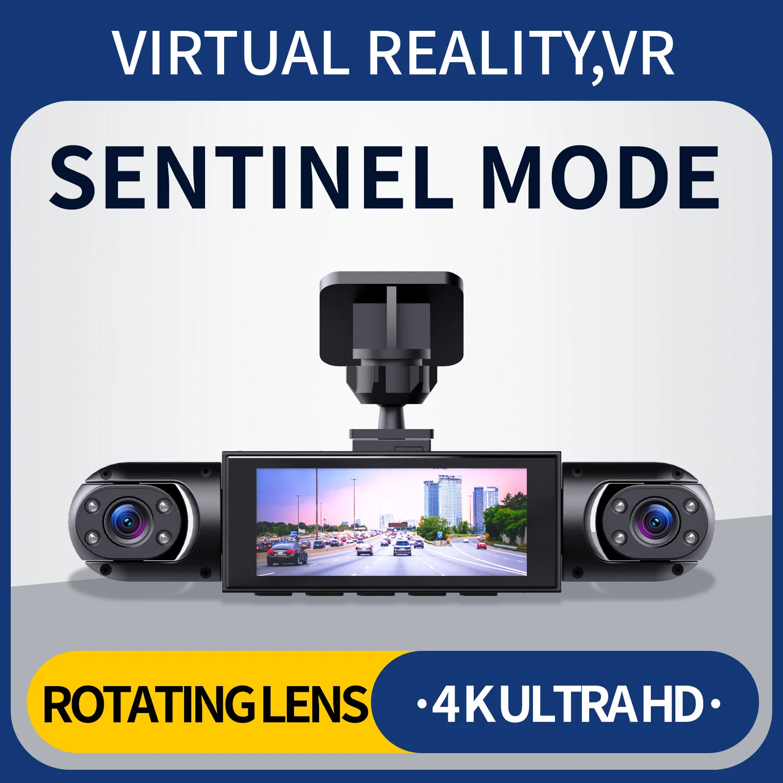 1080P High-definition Driving Recorder With Four Lenses, Night Vision, Front, Back,… — image 2
