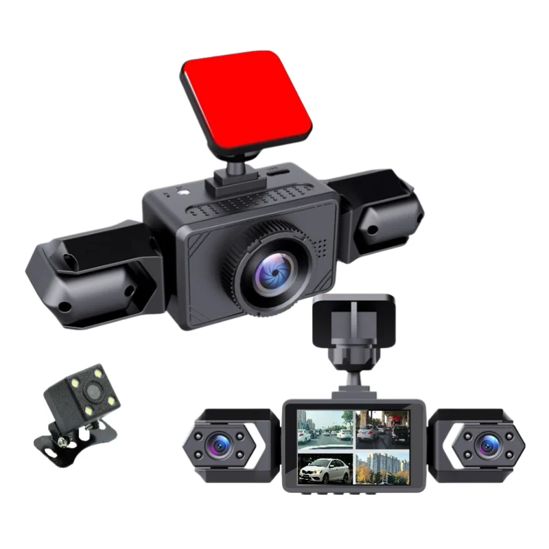 1080P High-definition Driving Recorder With Four Lenses, Night Vision, Front, Back,… — image 3