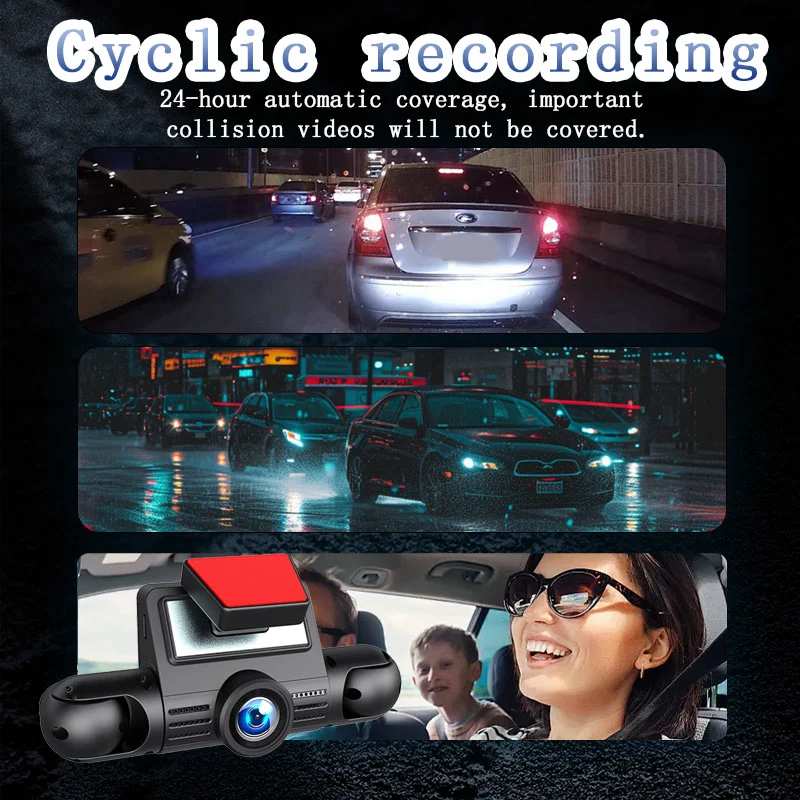 1080P High-definition Driving Recorder With Four Lenses, Night Vision, Front, Back,… — image 5