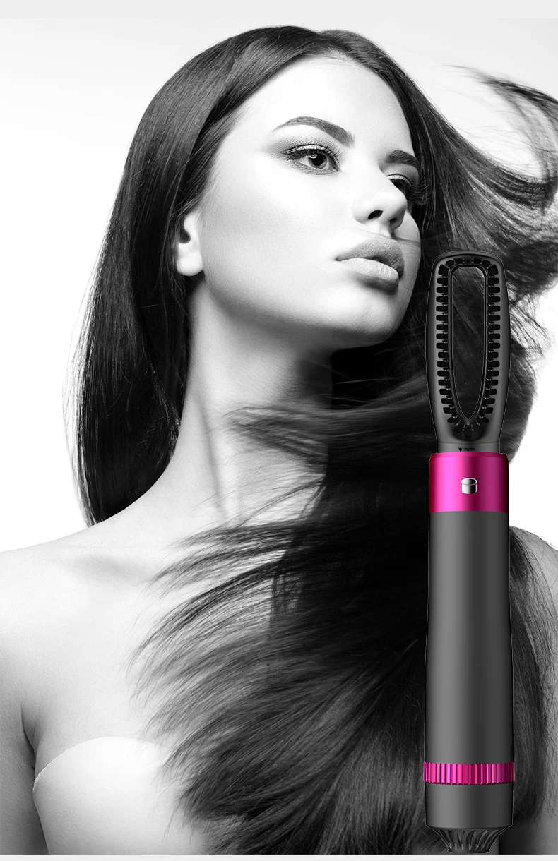 110v1200w Five-in-one Multi-functional Hair Dryer For Straight And Curly Styling — image 2