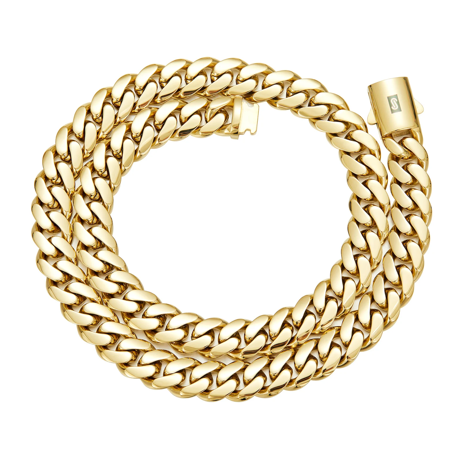14K Vacuum-plated Stainless Steel Mens Necklace — image 5
