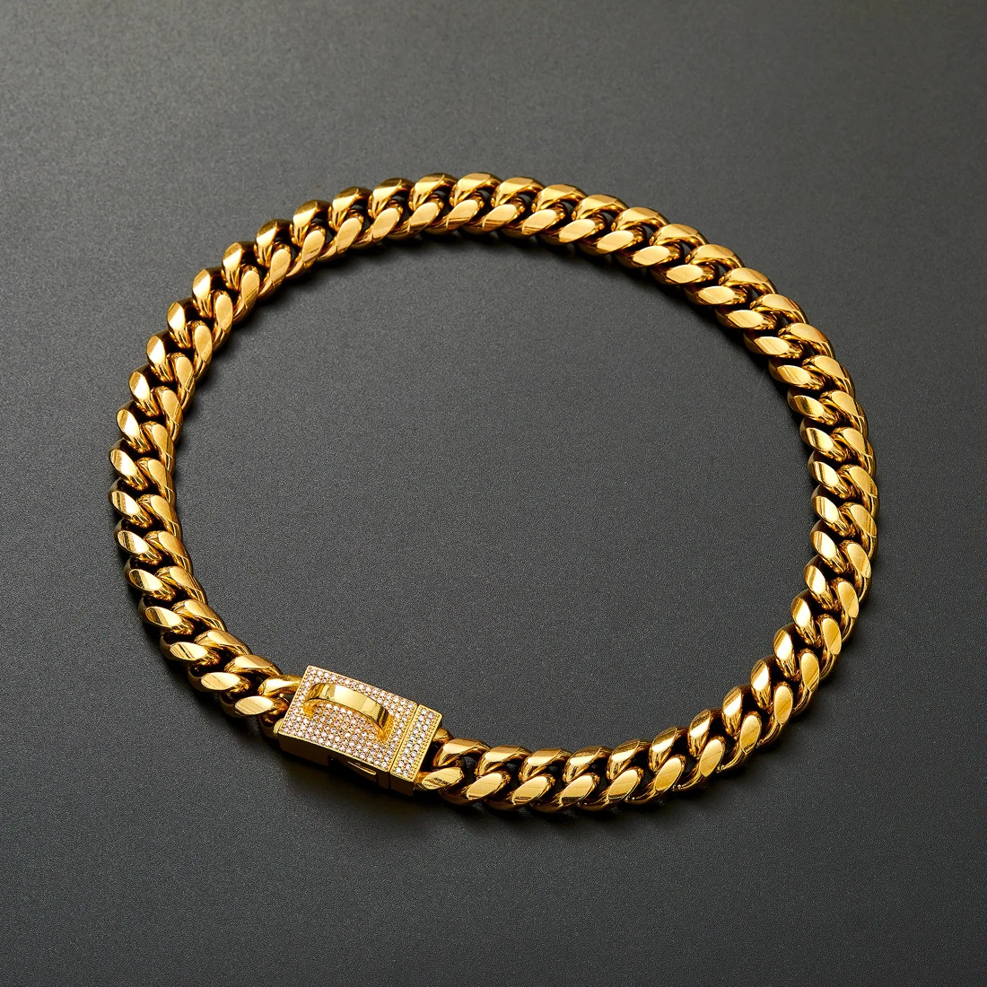 14mm New-style Gold Pet Dog Collar — image 5