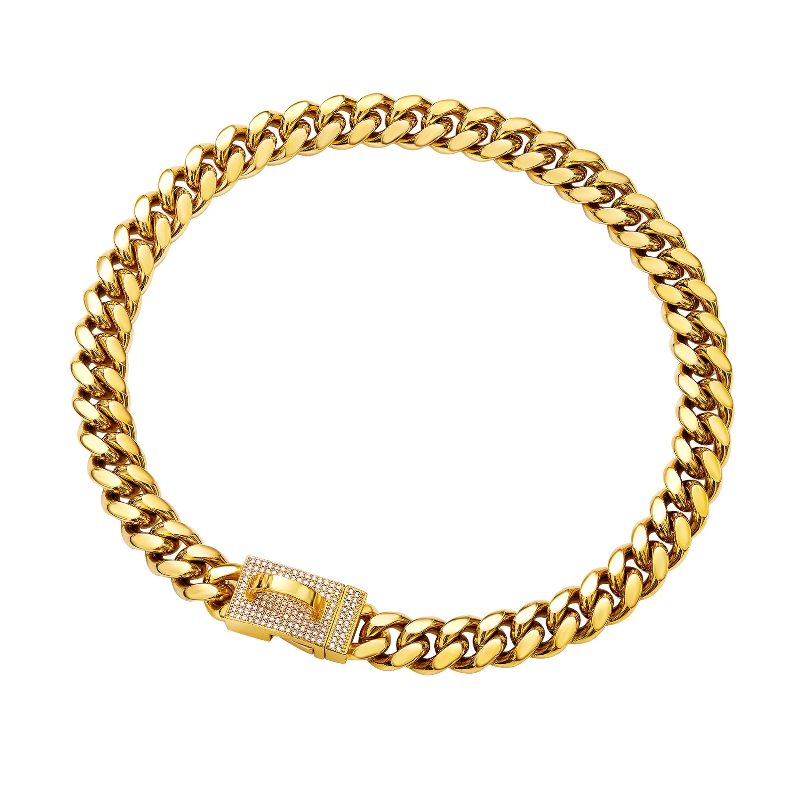 14mm New-style Gold Pet Dog Collar — image 3