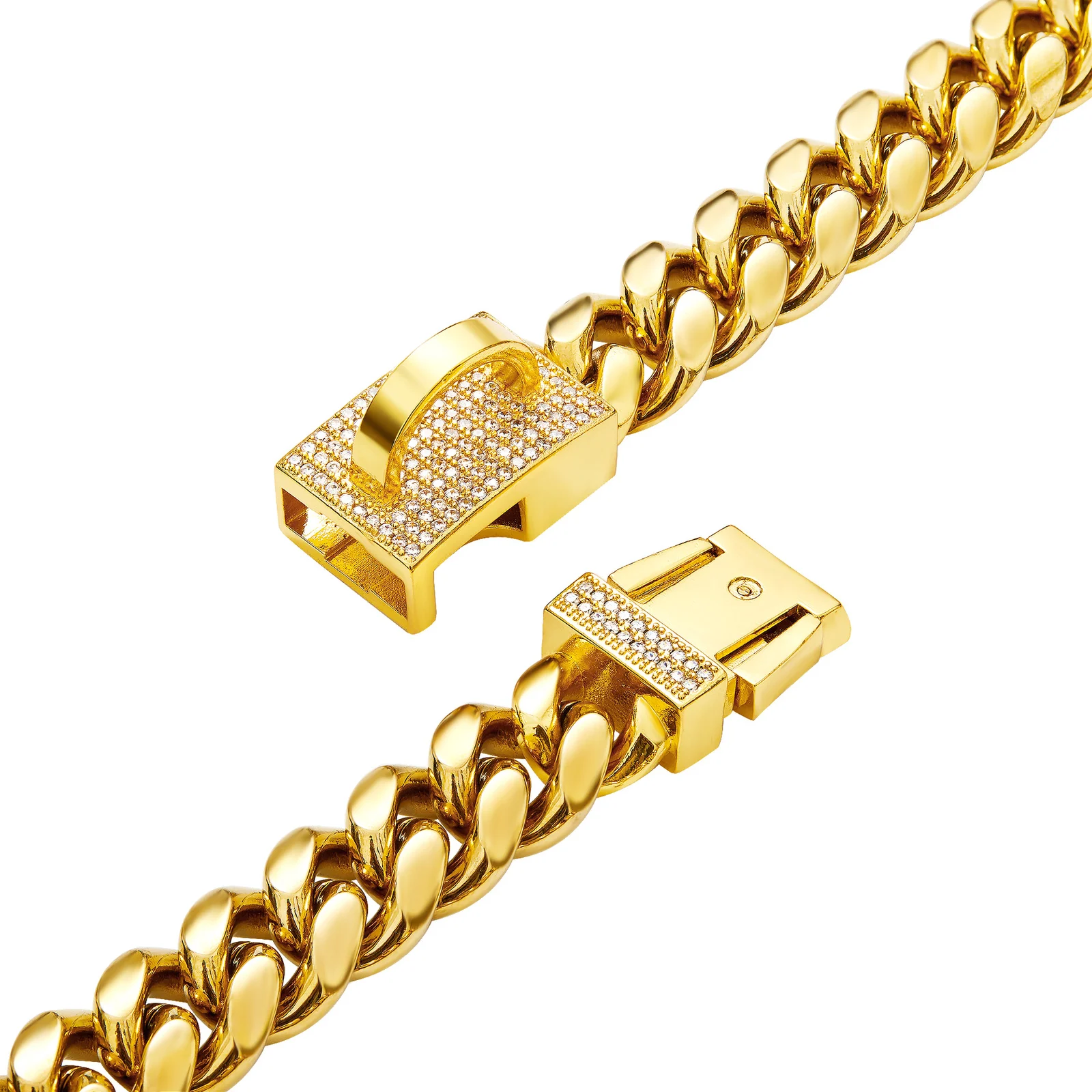 14mm New-style Gold Pet Dog Collar — image 4