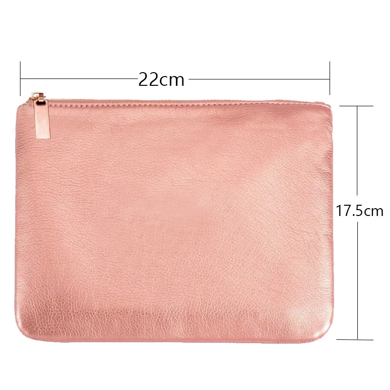 15 Makeup Brush With Bag Rose Gold Multi-function Tool Set — image 1
