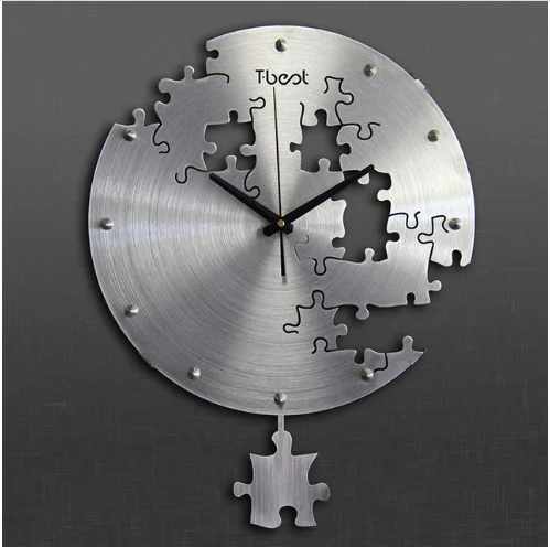16 Inch Circilar Creative Wall Clock Art Watch Modern Design Living Room And Bedroom… — image 1