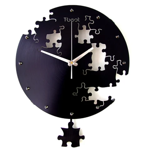 16 Inch Circilar Creative Wall Clock Art Watch Modern Design Living Room And Bedroom… — image 6