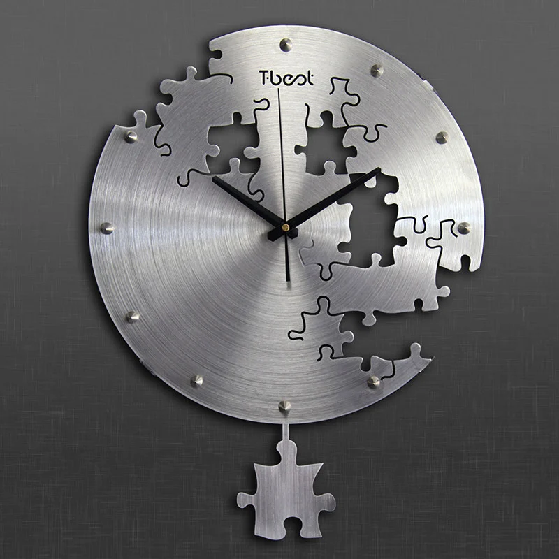 16 Inch Circilar Creative Wall Clock Art Watch Modern Design Living Room And Bedroom… — image 2