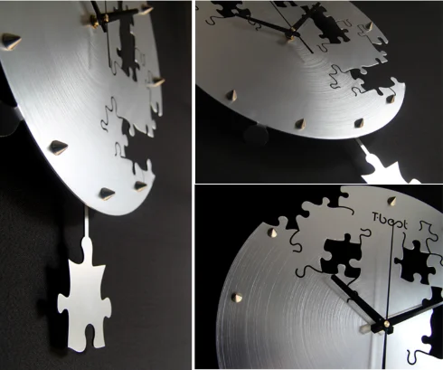 16 Inch Circilar Creative Wall Clock Art Watch Modern Design Living Room And Bedroom… — image 5
