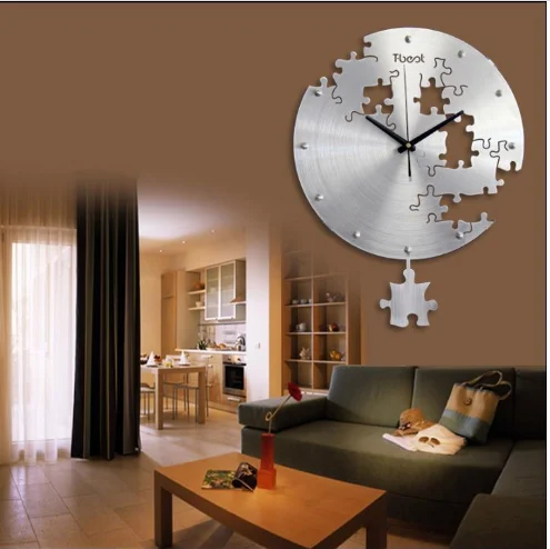 16 Inch Circilar Creative Wall Clock Art Watch Modern Design Living Room And Bedroom… — image 3