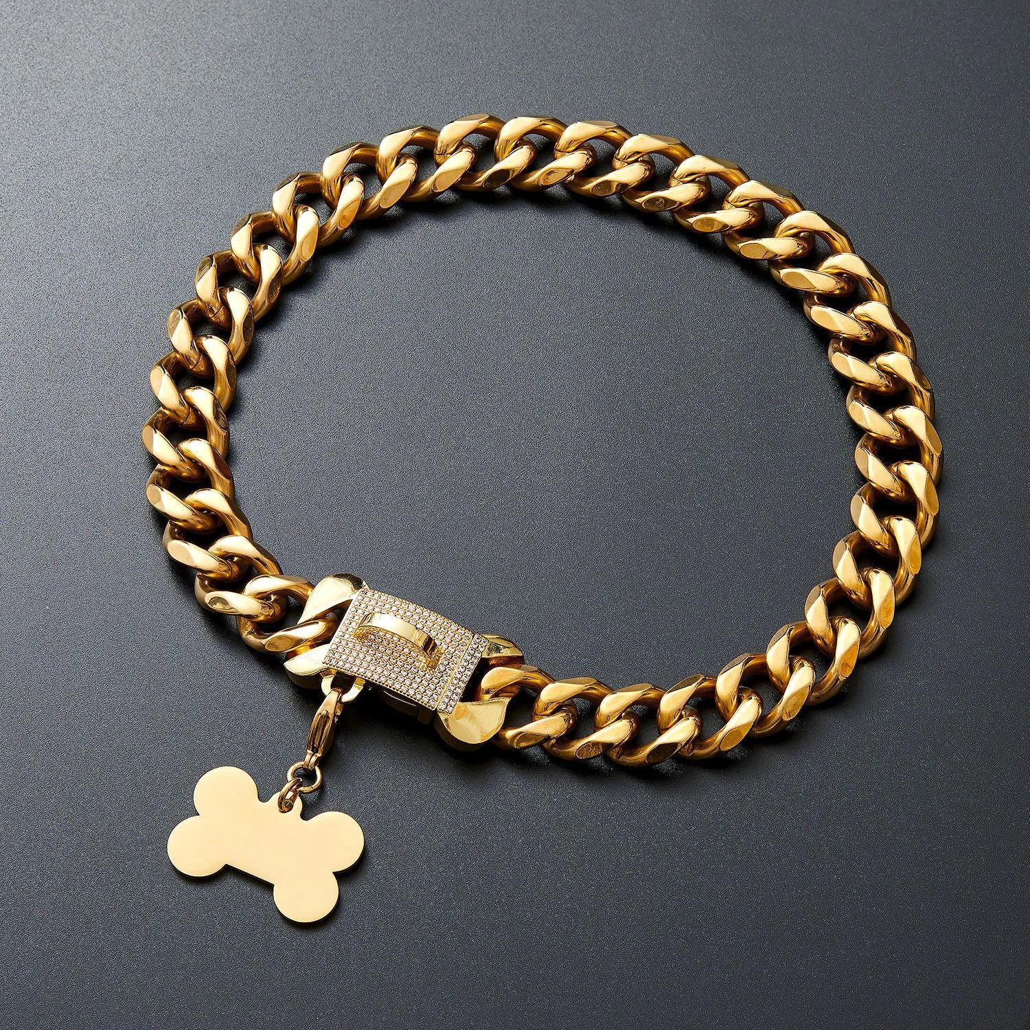 19mm Wide New Pet Dog Leash Collar — image 1