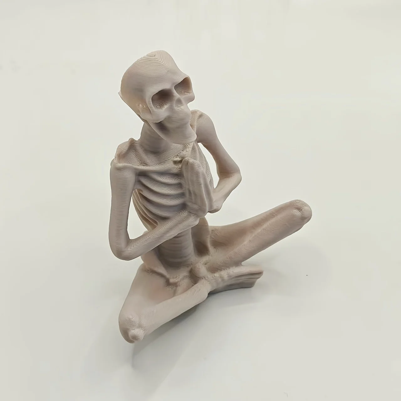 1PC 3D Printed Yoga Skeleton Air Plant Holder, Skull Planter Figurine, Gothic Desk… — image 3