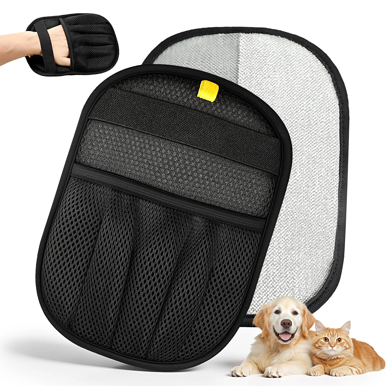 1pc New Upgrade Pet Hair Removal Glove For Dogs & Cats, Electrostatic Reusable Magic… — image 2