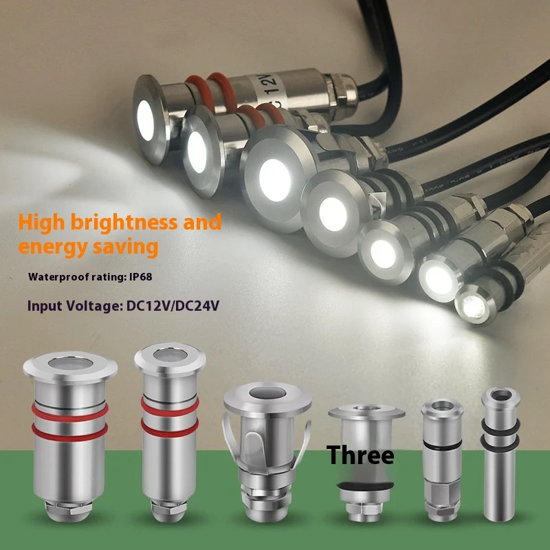 1W XINGX Underwater Aisle Underground Led Breathing Mini Floor Lamp Step Light — image 3