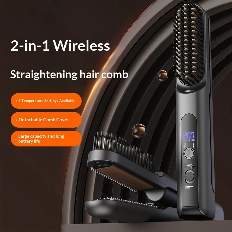 2-in-1 Small Bangs Straightener Mini Flat Iron — image 2