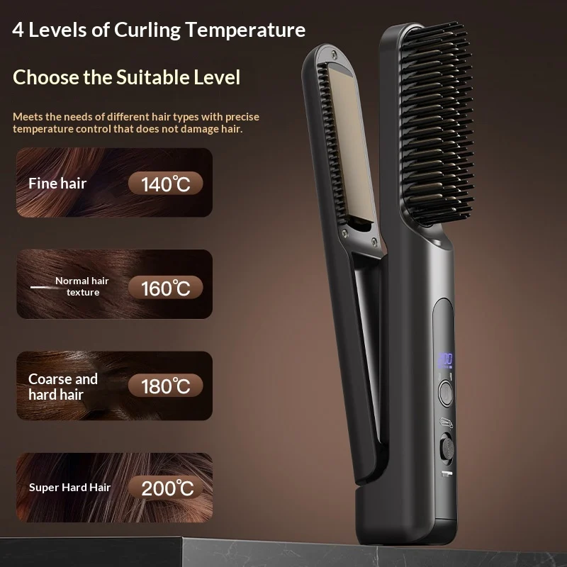 2-in-1 Small Bangs Straightener Mini Flat Iron — image 4