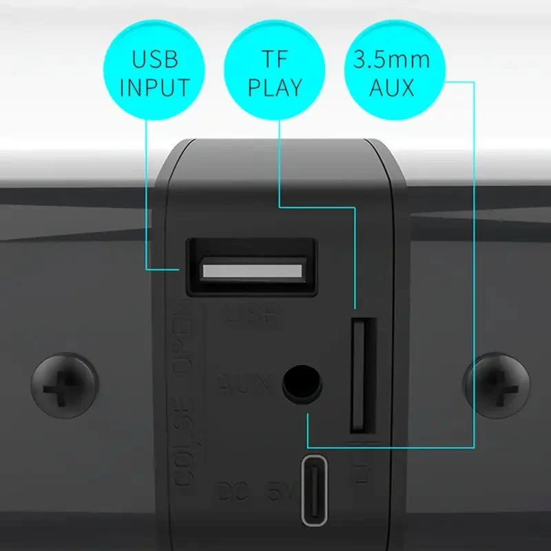 2-in-1 Soundbar For The Living Room Home Bluetooth Speaker With Built-in — image 3