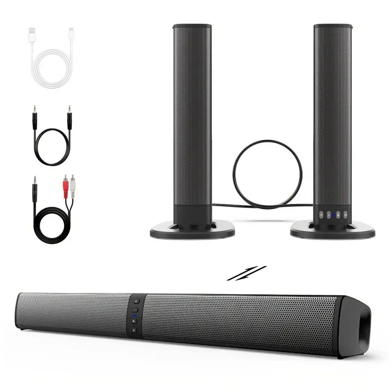 2-in-1 Soundbar For The Living Room Home Bluetooth Speaker With Built-in — image 6