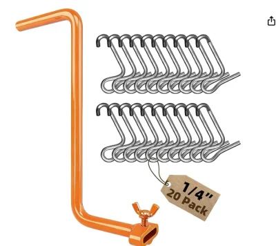 20pcs 6mm Wire Tensioner Fence Tightener Mesh Cable Fastening Clip For Garden — image 4