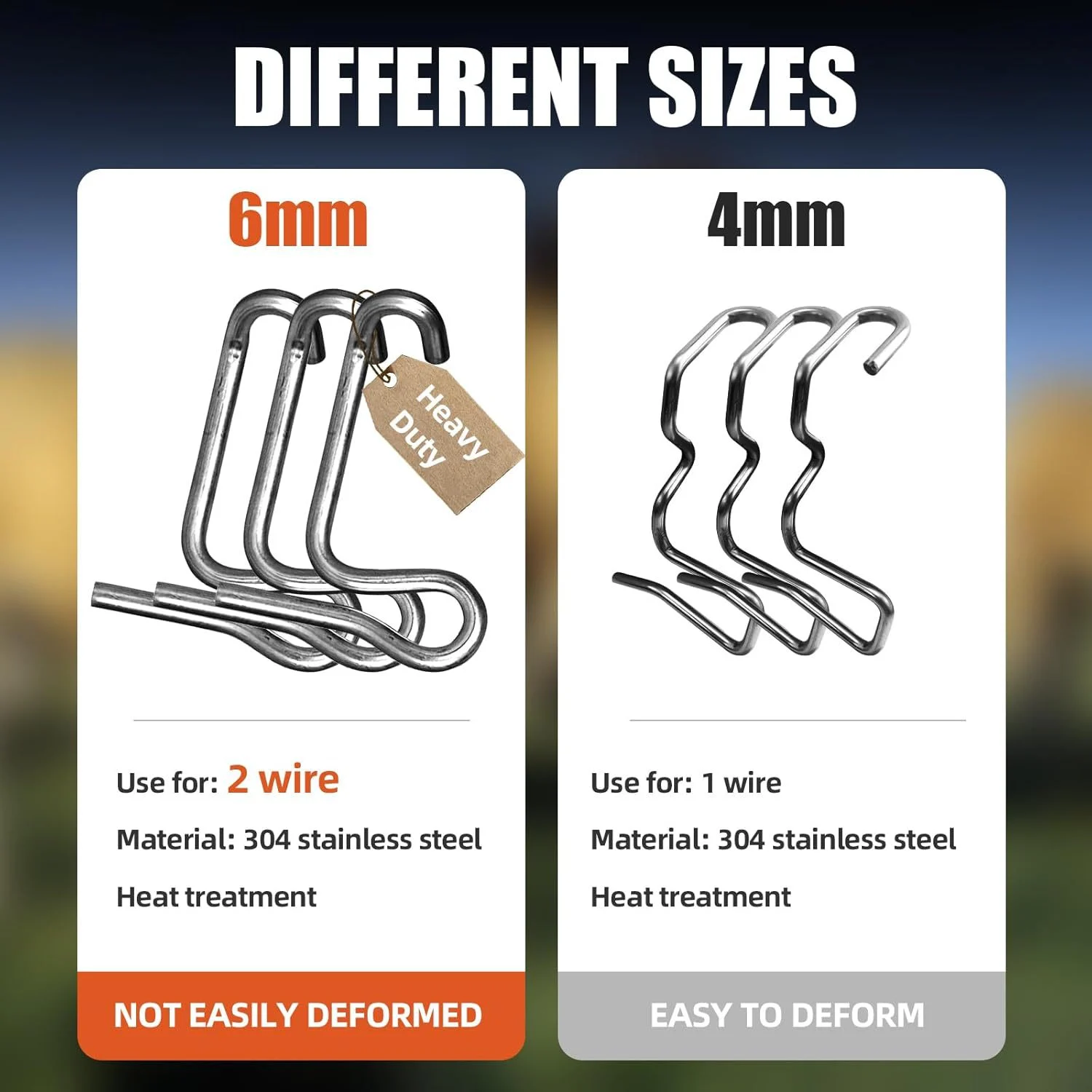 20pcs 6mm Wire Tensioner Fence Tightener Mesh Cable Fastening Clip For Garden — image 6
