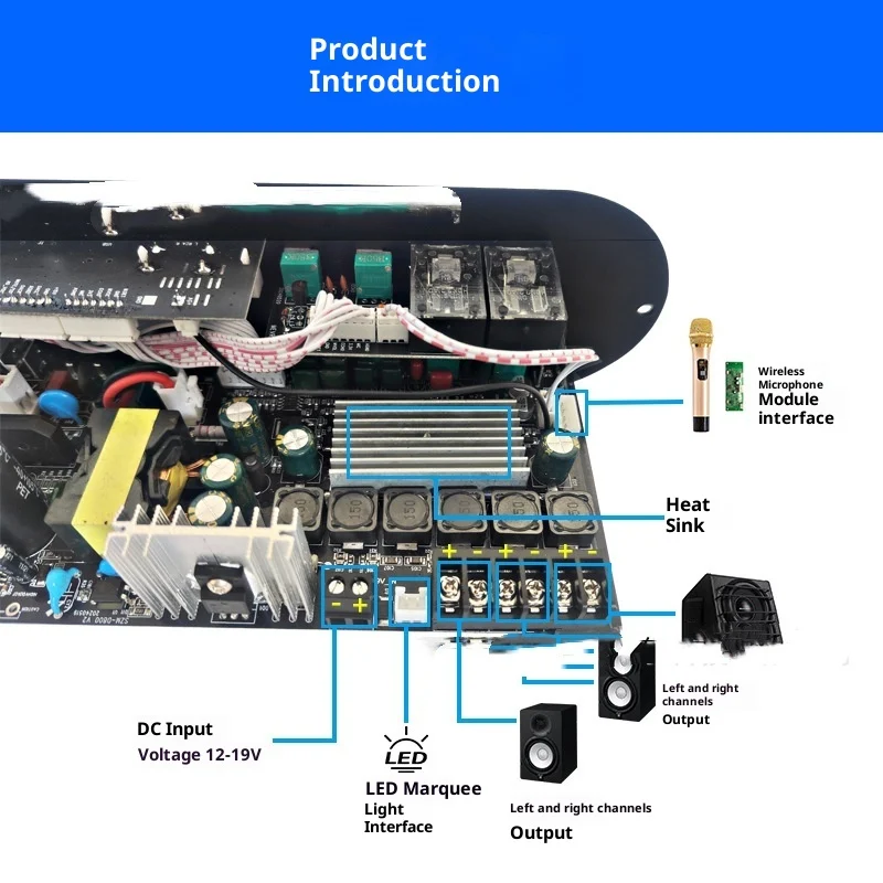 21 Channel Bluetooth Digital Amplifier Board High And Low Tone Super Dynamic Bass… — image 2