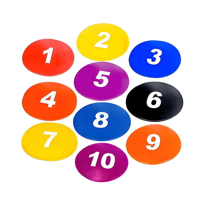 23cm Flat Digital Marker Disc, Landmark Mat, Plate, Football Training Equipment,… — image 2