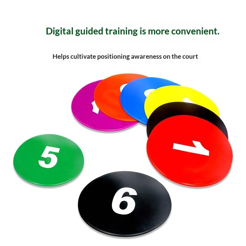 23cm Flat Digital Marker Disc, Landmark Mat, Plate, Football Training Equipment,… — image 3