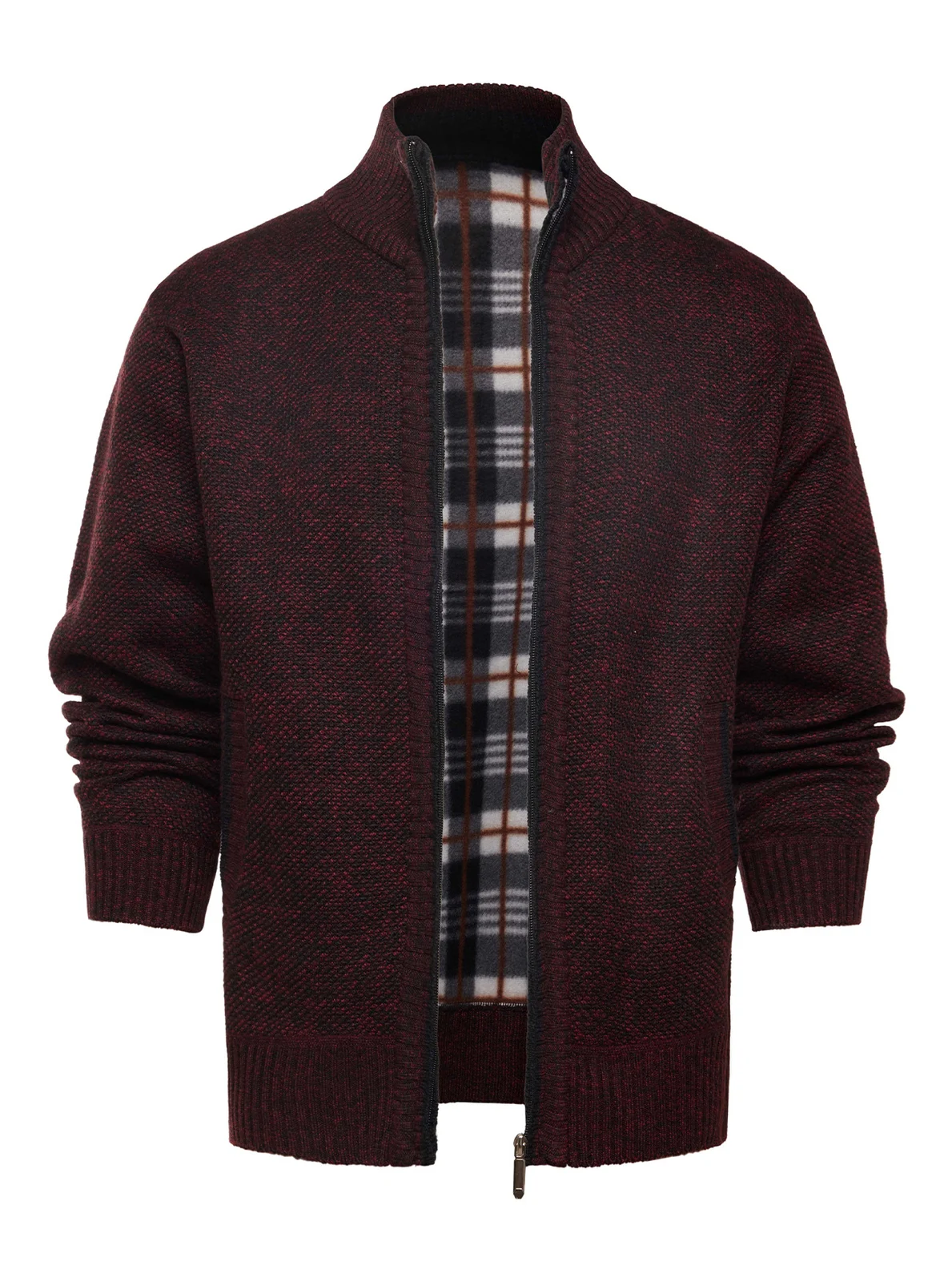 25 Autumn And Winter Men's High Collar Velvet Thick Sweater Trend Slim Casual Wool — image 9