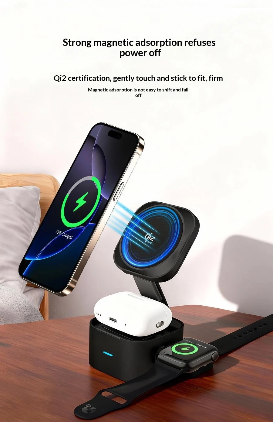 25W All-in-one Magnetic Foldable Wireless Charger — image 4