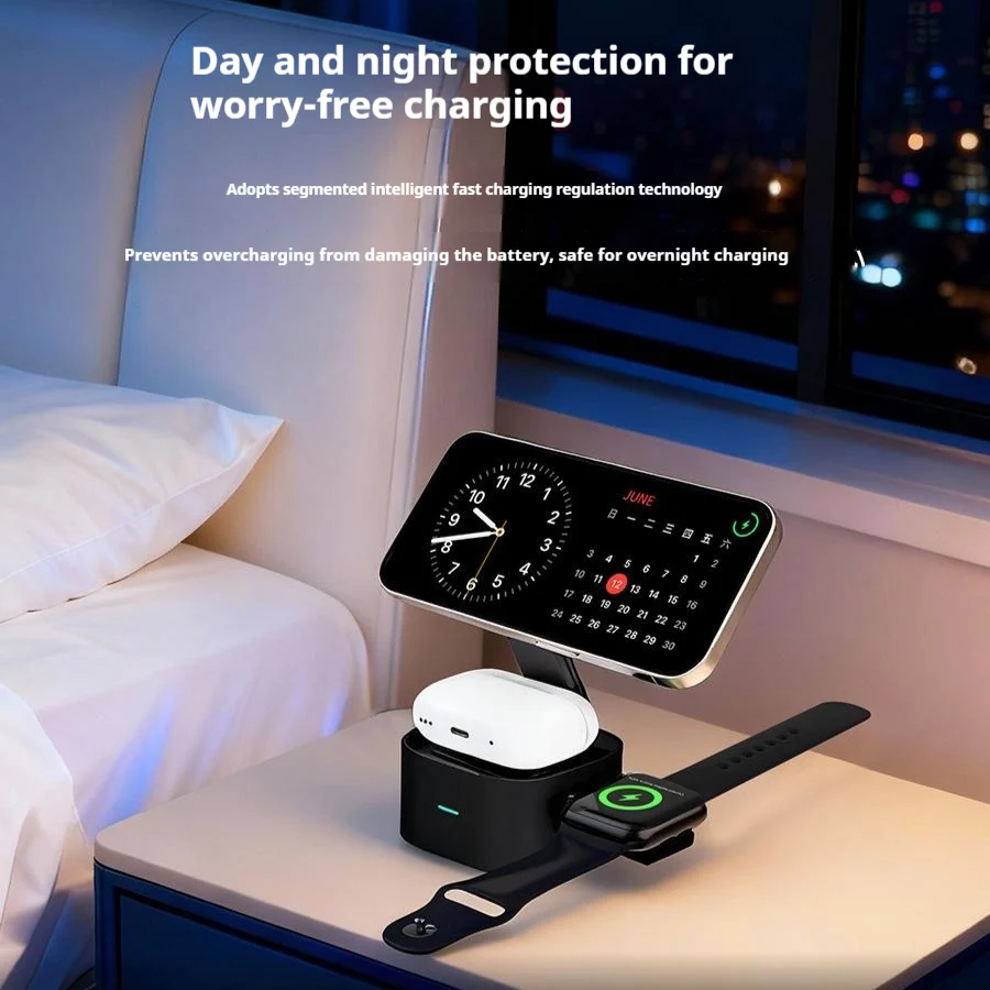 25W All-in-one Magnetic Foldable Wireless Charger — image 2