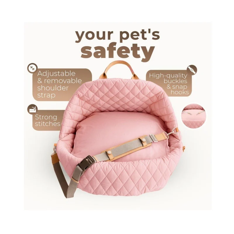 3-in-1 Cotton Multipurpose Pet Carrier & Car Seat. — image 8
