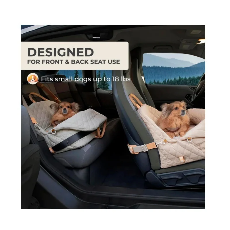 3-in-1 Cotton Multipurpose Pet Carrier & Car Seat. — image 6