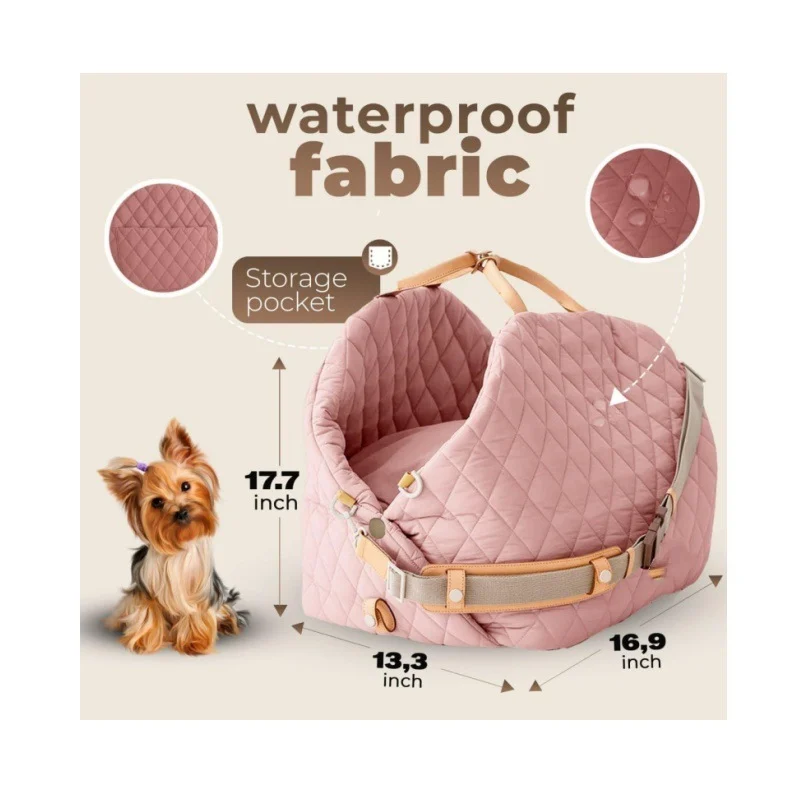 3-in-1 Cotton Multipurpose Pet Carrier & Car Seat. — image 3