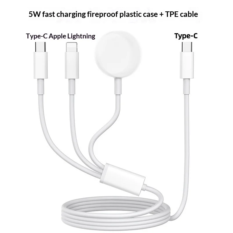 3-in-1 Wireless Charging Station - Fast Qi Charger Stand For Iphone Samsung Galaxy… — image 5