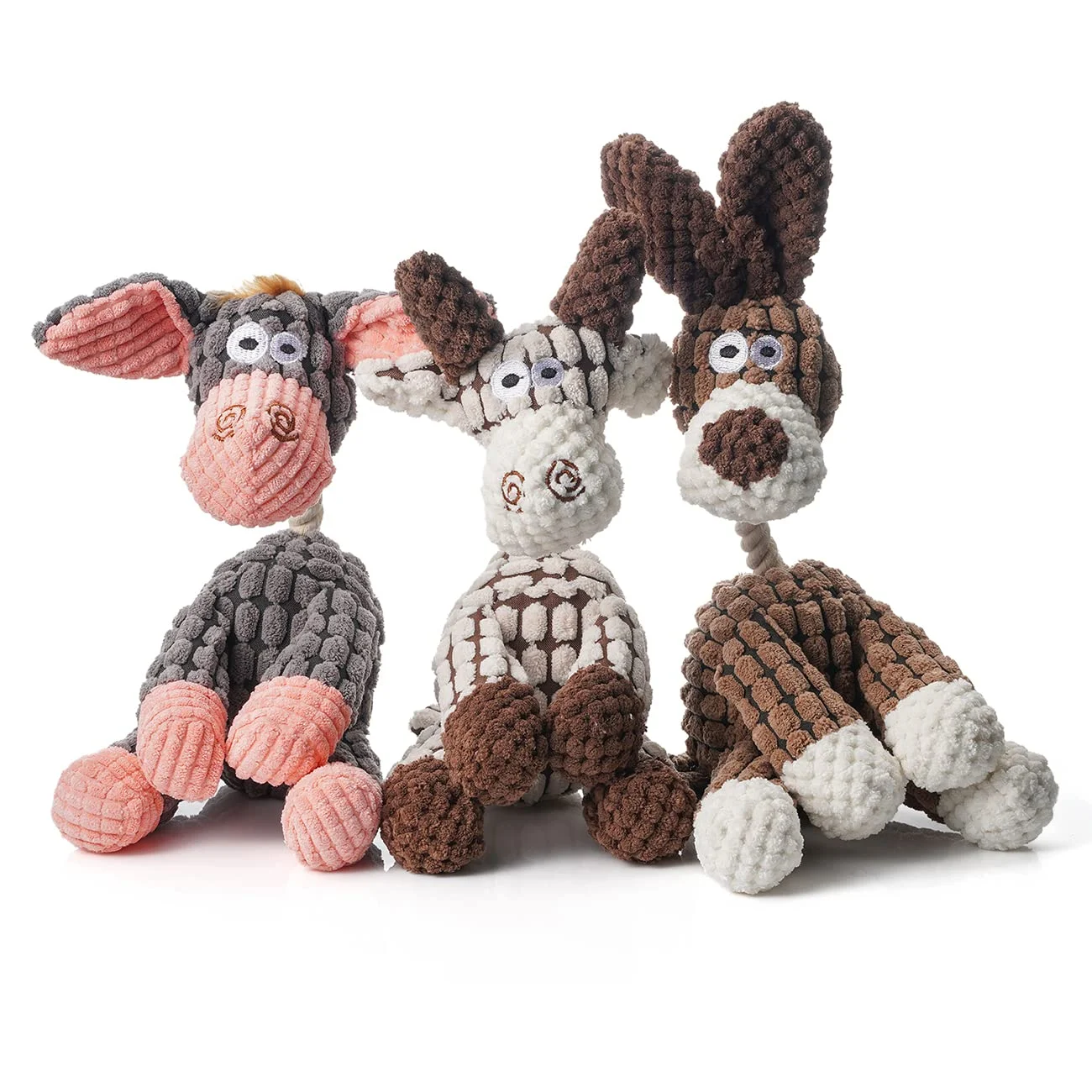 3 Pack Dog Toys Squeaky, Durable Stuffed Plush Puppy Chew Toy Cute For Small Medium… — image 4
