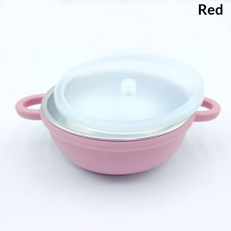 304 Stainless Steel Baby Bowl With Silicone Suction Base — image 3