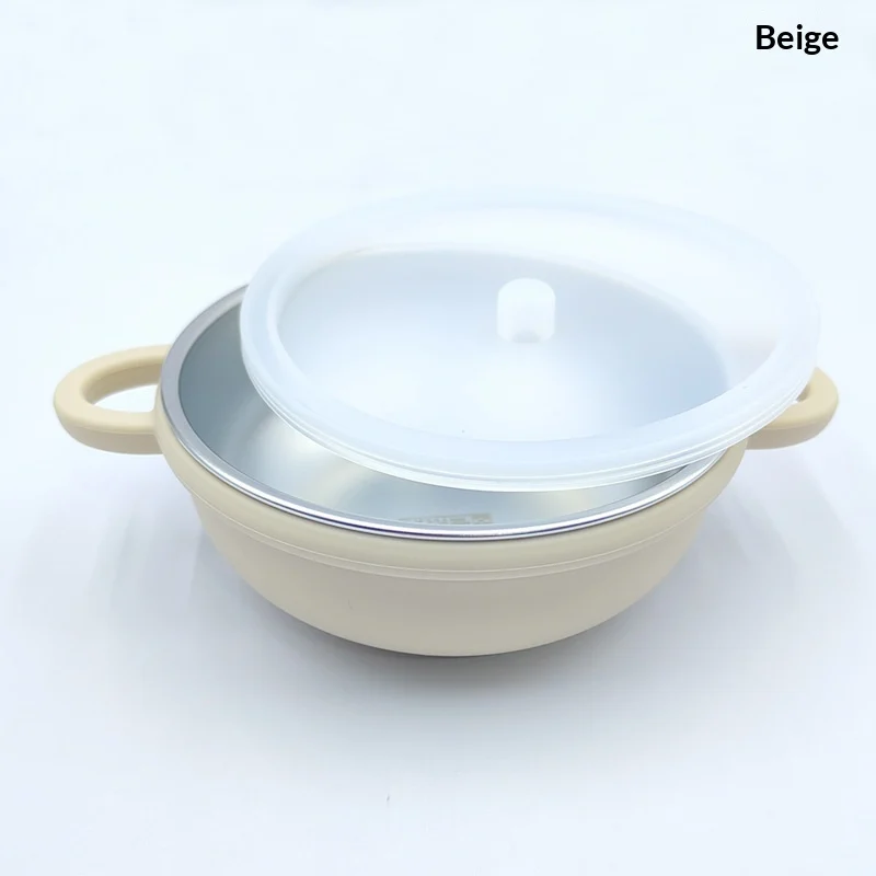 304 Stainless Steel Baby Bowl With Silicone Suction Base — image 2