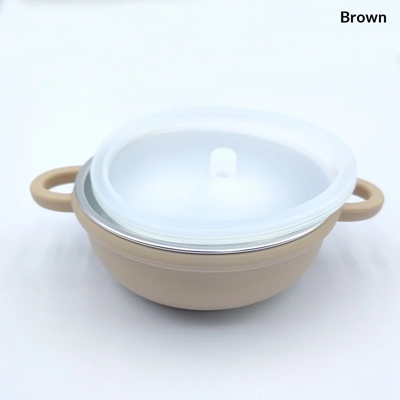 304 Stainless Steel Baby Bowl With Silicone Suction Base — image 5
