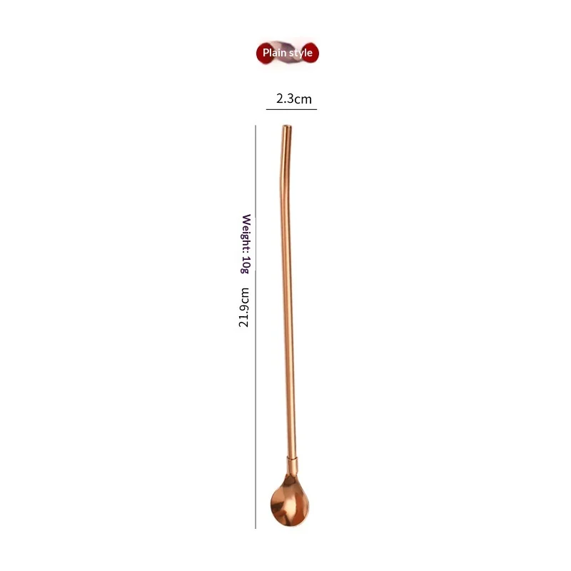 304 Stainless Steel Straw Spoon — image 6