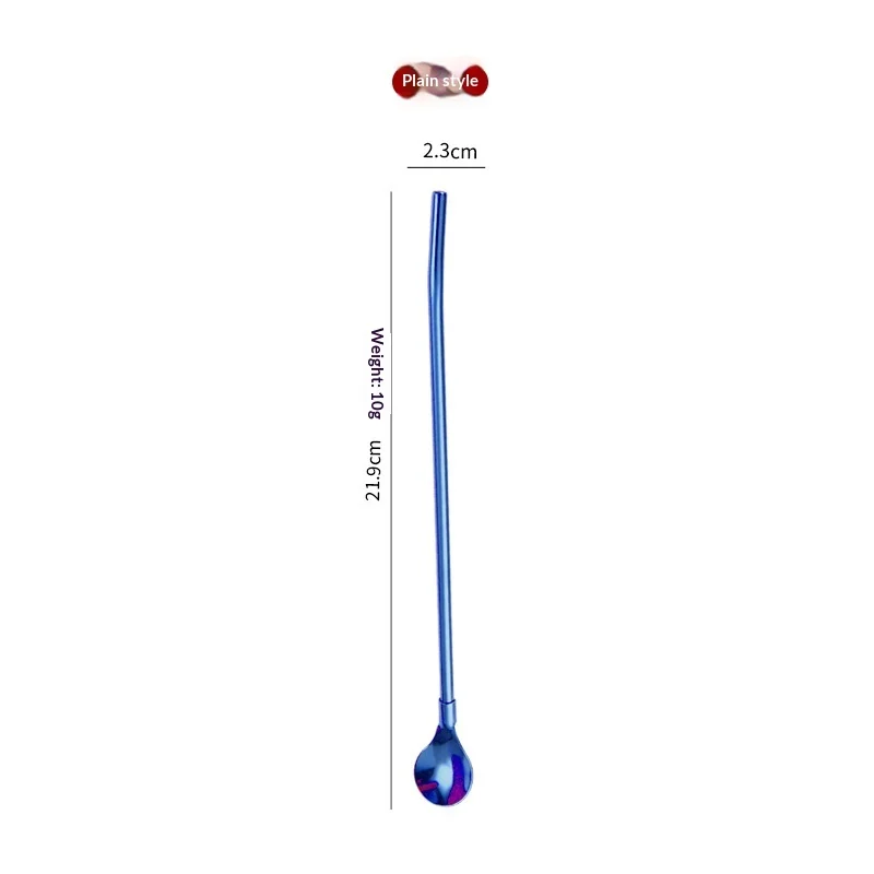 304 Stainless Steel Straw Spoon — variant image
