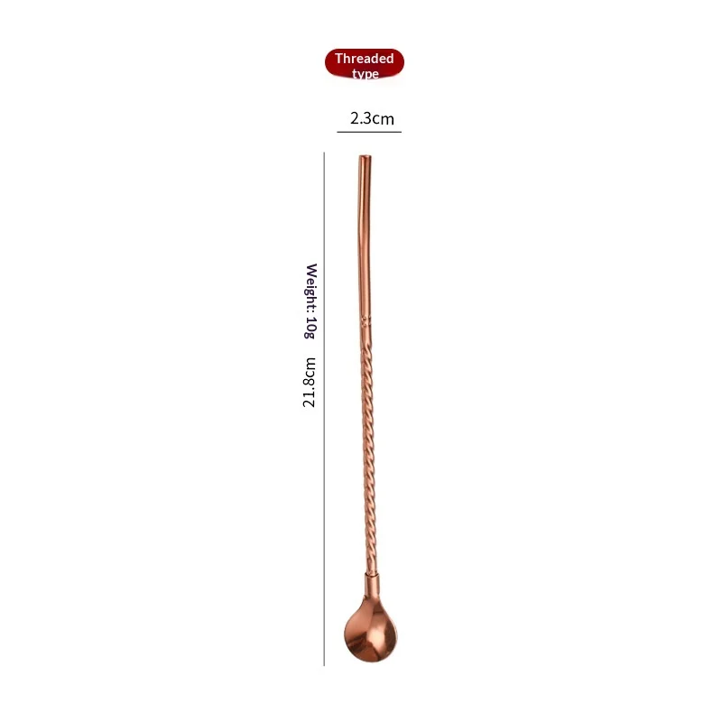 304 Stainless Steel Straw Spoon — image 8