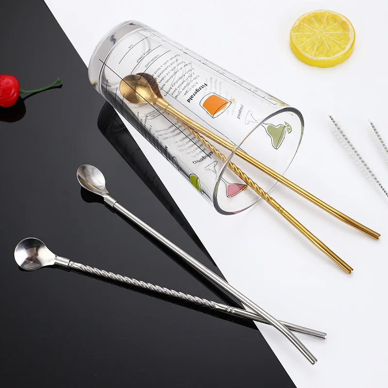 304 Stainless Steel Straw Spoon — image 4