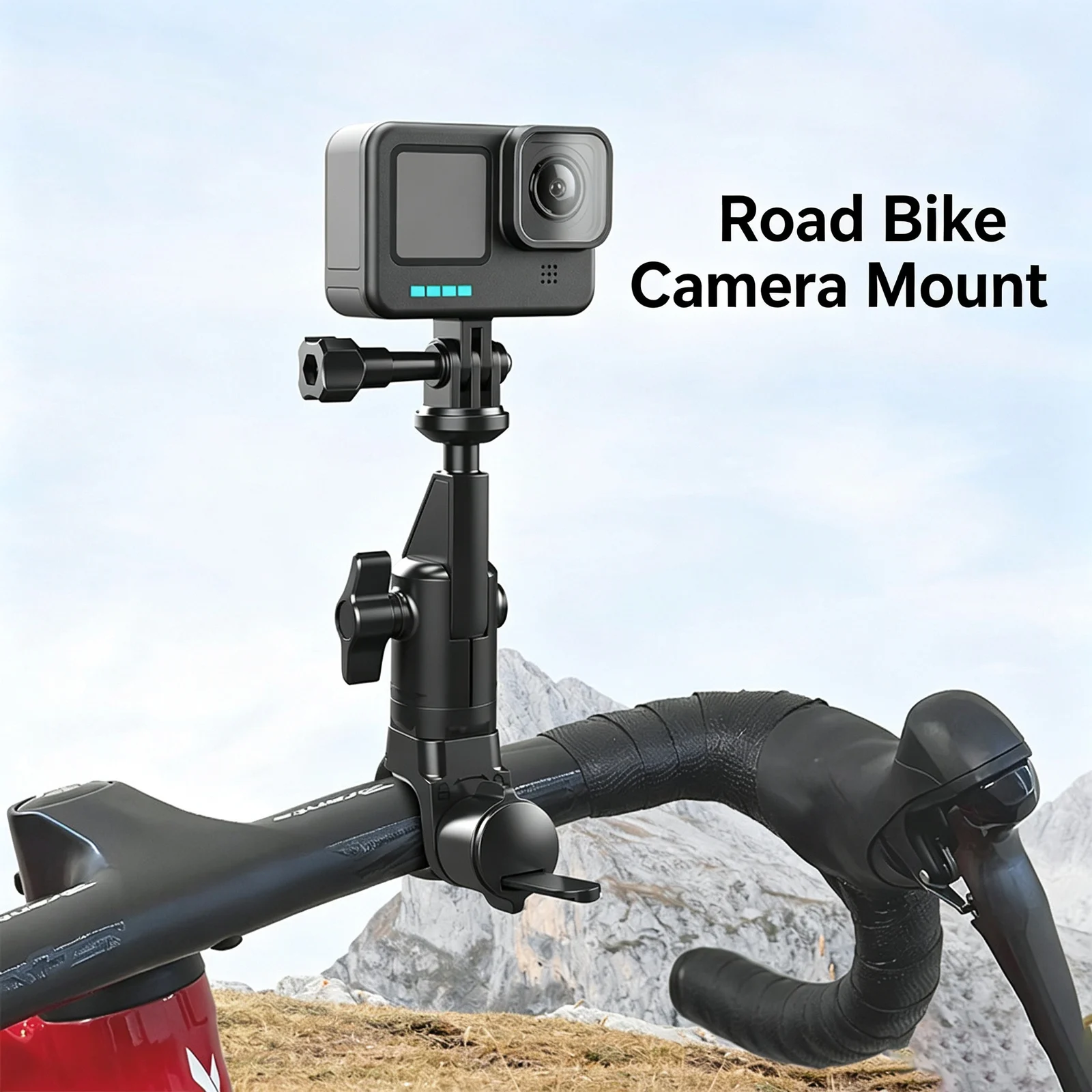 360 Action Camera Mount For Motorcycle E Bike Road Bicycle Handlebar Bracket Sports… — image 4