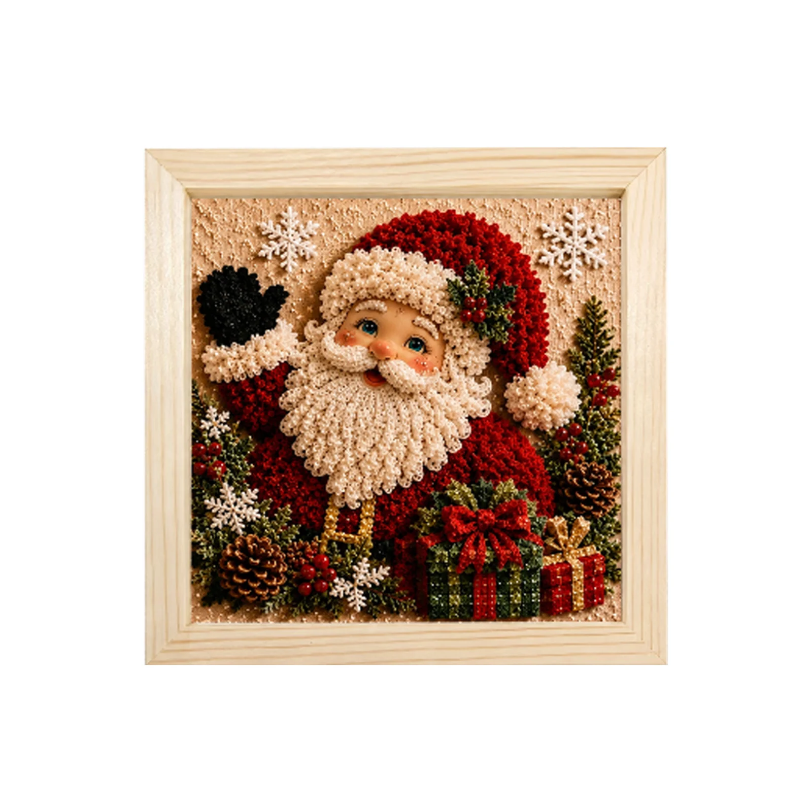 3D Christmas Fabric Poke Art Kit — image 2