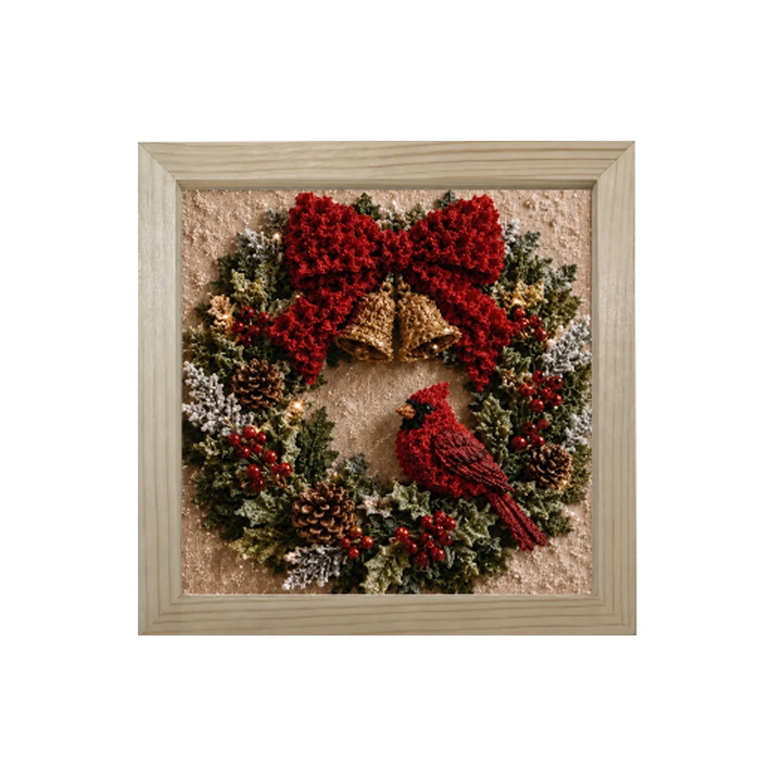 3D Christmas Fabric Poke Art Kit — image 3