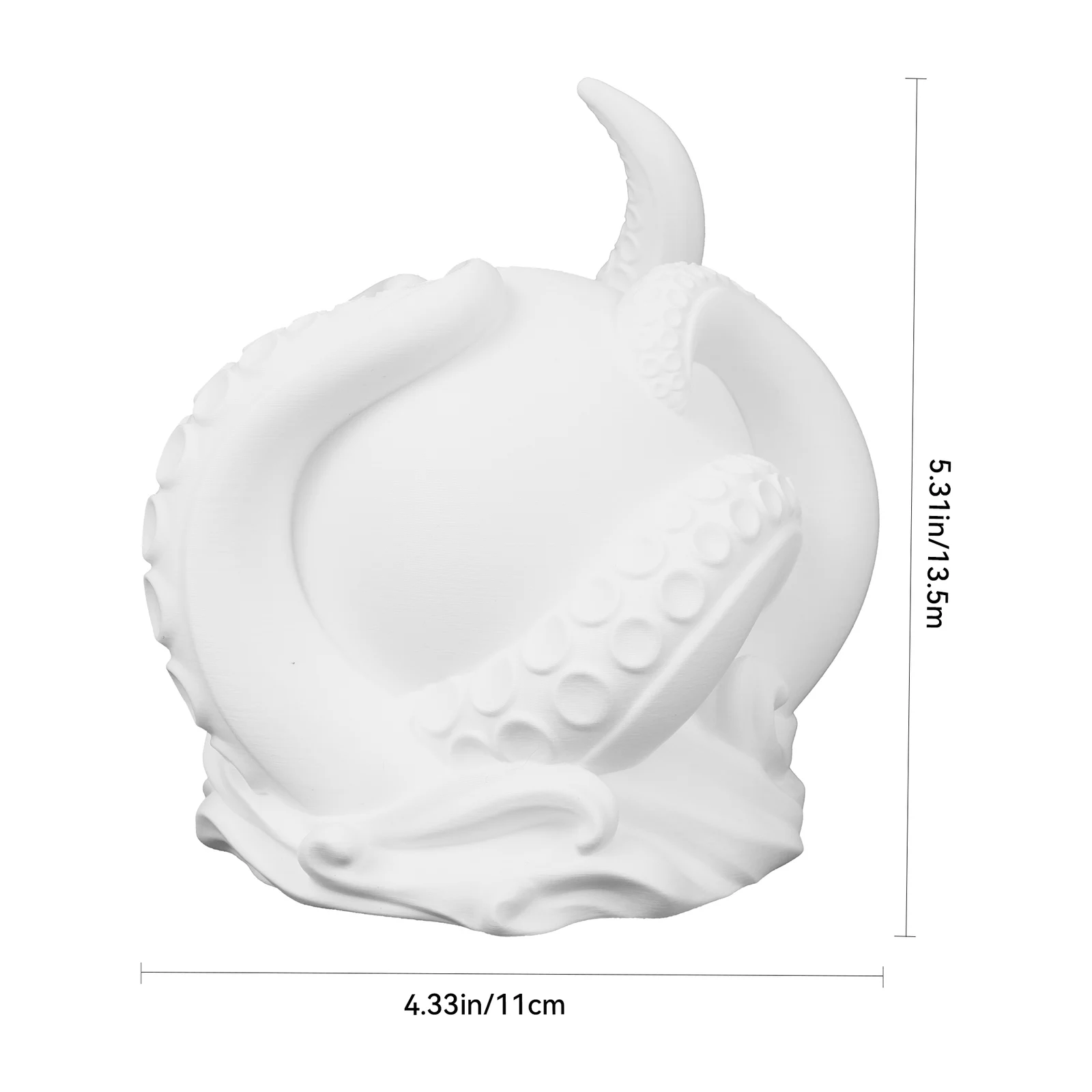 3D Printed Octopus Ambient Table Lamp, Ocean Inspired Warm Glow Decorative Night… — image 2