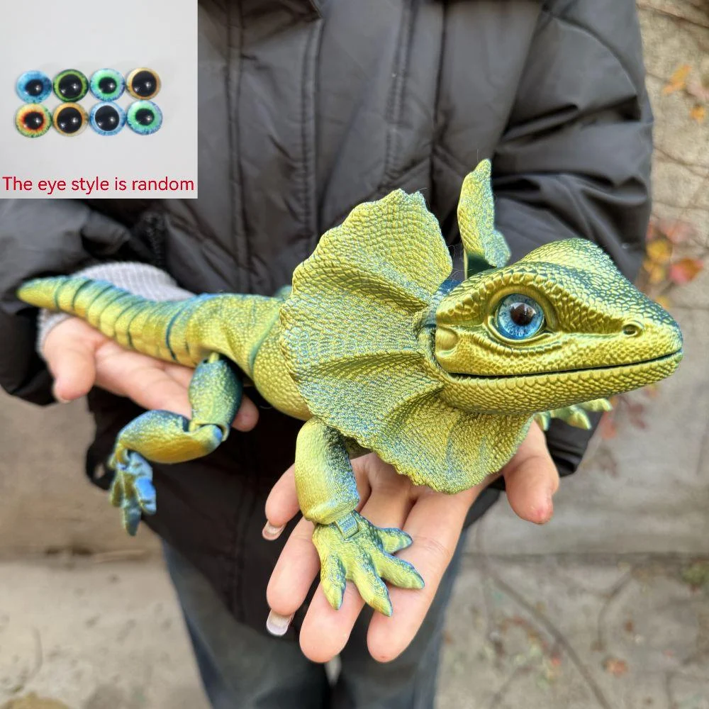 3d-printed Simulation Animal Chameleon Model Ornament — image 2