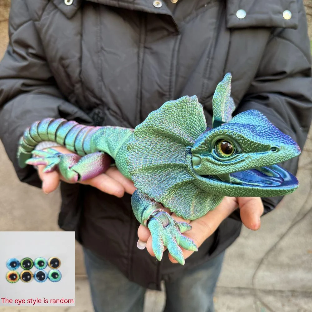3d-printed Simulation Animal Chameleon Model Ornament — image 5